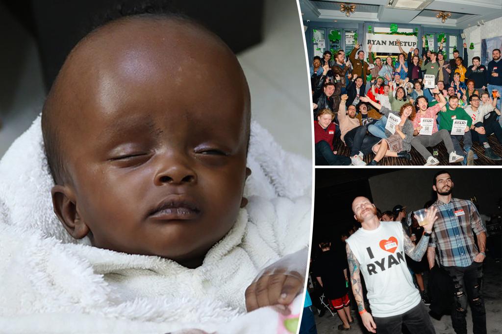 A group of people named Ryan save baby Ryan's life after fundraising in less than an hour